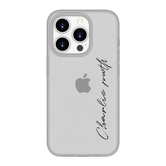 Customize Personalized Name | Luxurious Feel Frosted Soft and Hard Shell