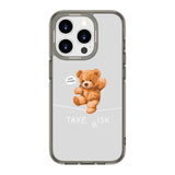 Brave Teddy Bear | Clear Impact Soft and Hard Shell