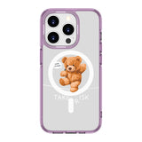 Brave Teddy Bear | MagSafe Compatible Clear Impact Soft and Hard Shell