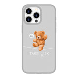 Brave Teddy Bear | Luxurious Feel Frosted Soft and Hard Shell