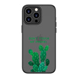 Cactus-Don't Touch My Phone | Luxurious Feel Frosted Soft and Hard Shell