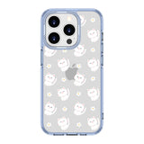 Cartoon Cats and Flowers | Clear Impact Soft and Hard Shell
