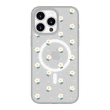 Cartoon Flowers | MagSafe Compatible Luxurious Feel Frosted Soft and Hard Shell
