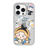 Cartoon Little Girl Alice | MagSafe Compatible Luxurious Feel Frosted Soft and Hard Shell