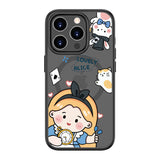 Cartoon Little Girl Alice | MagSafe Compatible Luxurious Feel Frosted Soft and Hard Shell