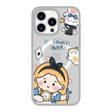 Cartoon Little Girl Alice | MagSafe Compatible Luxurious Feel Frosted Soft and Hard Shell