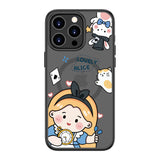 Cartoon Little Girl Alice | MagSafe Compatible Luxurious Feel Frosted Soft and Hard Shell