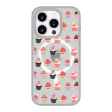 Cupcake Design Pattern | MagSafe Compatible Luxurious Feel Frosted Soft and Hard Shell