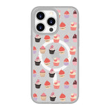 Cupcake Design Pattern | MagSafe Compatible Luxurious Feel Frosted Soft and Hard Shell