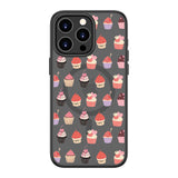 Cupcake Design Pattern | MagSafe Compatible Luxurious Feel Frosted Soft and Hard Shell