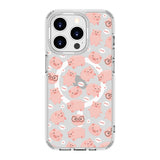 Cute Pink Pig | MagSafe Compatible Clear Impact Soft and Hard Shell