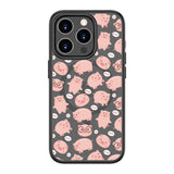 Cute Pink Pig | MagSafe Compatible Luxurious Feel Frosted Soft and Hard Shell