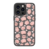 Cute Pink Pig | MagSafe Compatible Luxurious Feel Frosted Soft and Hard Shell