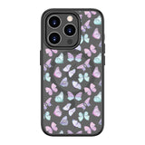 Fluttering Butterflies Collage | MagSafe Compatible Luxurious Feel Frosted Soft and Hard Shell