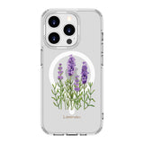 Lavender Brings Love | MagSafe Compatible Clear Impact Soft and Hard Shell