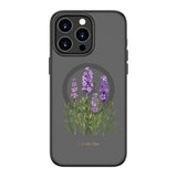 Lavender Brings Love | MagSafe Compatible Luxurious Feel Frosted Soft and Hard Shell