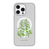 Lemon Balm Brings Serenity | MagSafe Compatible Luxurious Feel Frosted Soft and Hard Shell