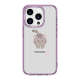 Light Grey Cute Cat | Clear Impact Soft and Hard Shell
