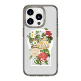 Retro Floral | MagSafe Compatible Clear Impact Soft and Hard Shell