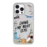 Travel Around The World | Luxurious Feel Frosted Soft and Hard Shell