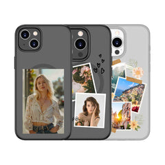 Customize Photo Wall | MagSafe Compatible Luxurious Feel Frosted Soft and Hard Shell